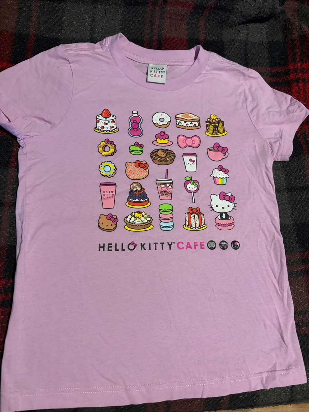 Hello Kitty Pink Dessert Graphic Tee for Kids